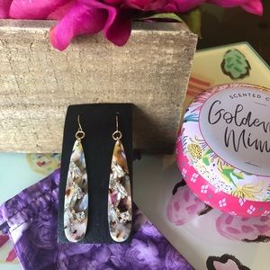 Embellished earrings NWT includes dust bag